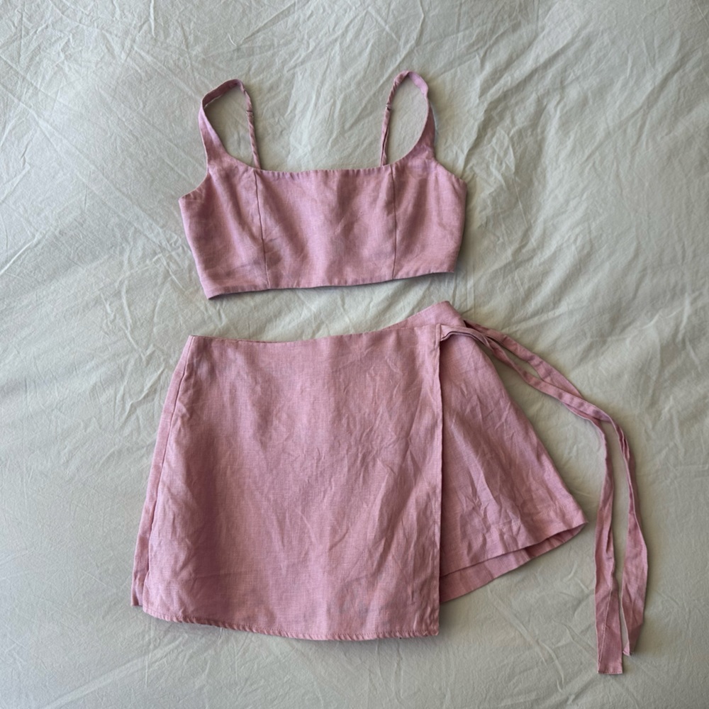 Reformation France Linen Two Piece